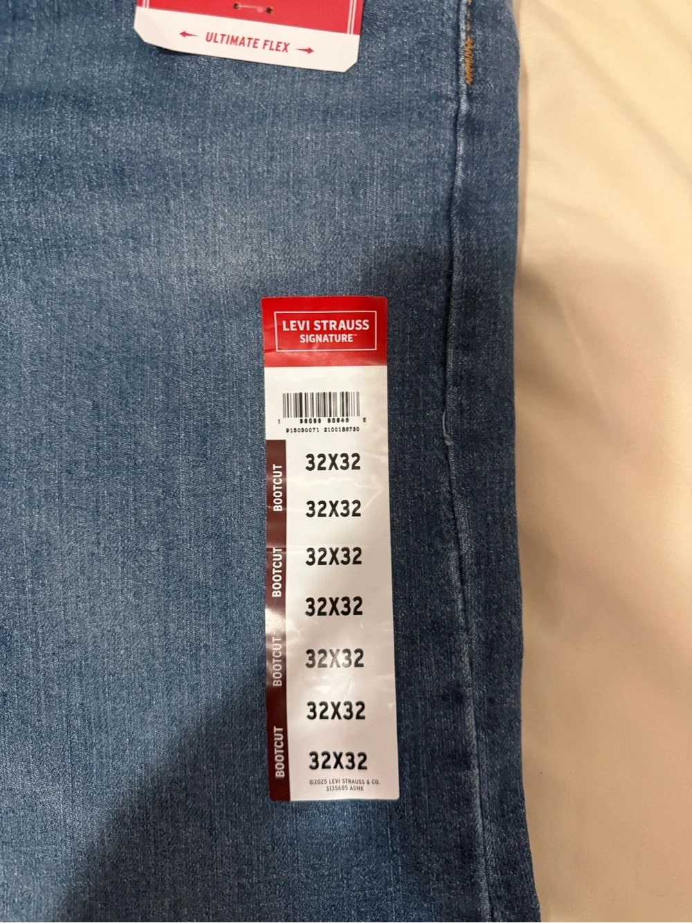 Levi's Men's Bootcut Jeans - Dark Blue Denim